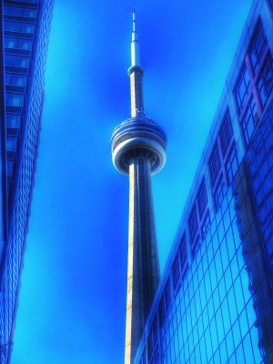 Blue and Tower